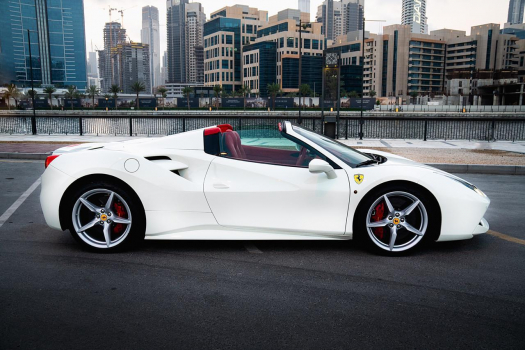 Ferrari 488 Spider Rental Dubai Cheap