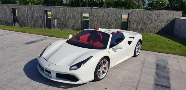 Ferrari 488 Spider Rental Dubai Affordable